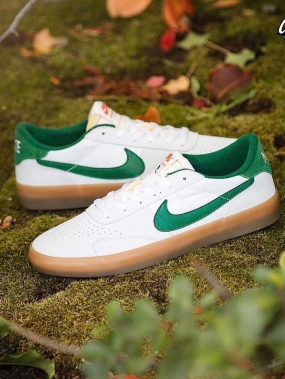 NIKE Heritage Vulc Sb "Sail Gorge Green" Sneakers